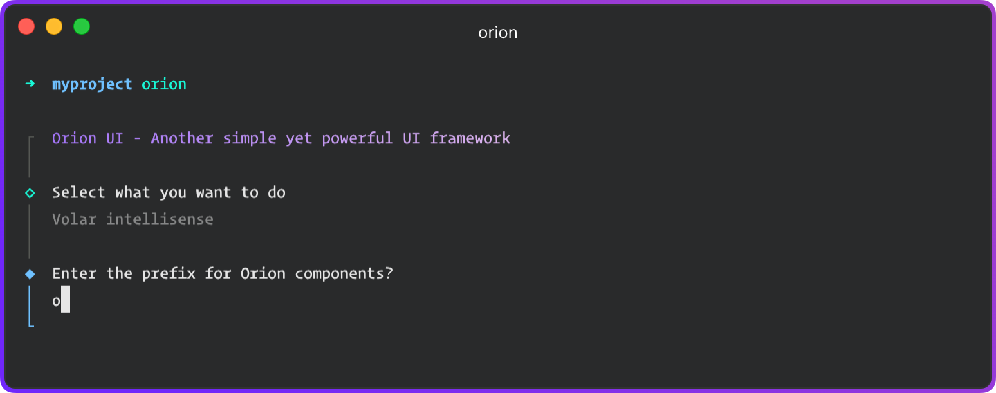 Orion CLI